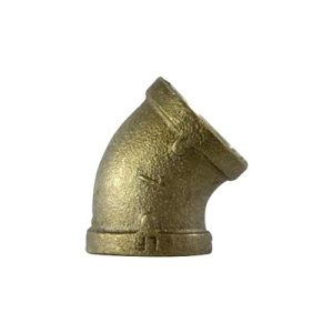 B02E45, Brass Elbow, 1/4" 45, Lead Free, 44181LF
