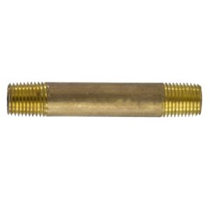 BN0230, Brass Nipple, 1/4x3, 40024