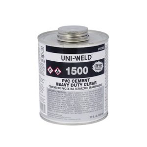 HP32, PVC Cement 32 oz. Clear Heavy Duty, 1536S