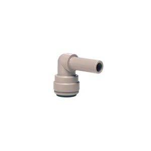 JG02PIE, John Guest Plug-In Elbow, TxStem, 1/4", PP220808W-US