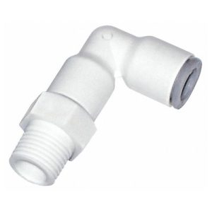 LQ0303SME, 3/8 Tube QC x 3/8 MNPT Swivel Elbow, 6509 60 18WP2