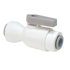 LQBV0303SSS, Parker Ball Valve, 3/8" Tube, Straight, LFPP6VUC6
