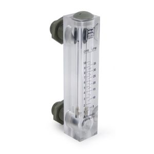LZT-2510, Flow Mtr Acrylic 1-10 GPM, Panel Mnt 1", LZT-2510M