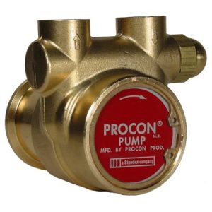 PMP-RV-140-B2, Rotary Vane Pump 140 GPH Brass, Series 2, PP 2F