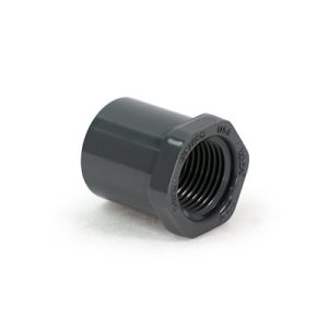 PVC0503STB-80, PVC Bush, Sch 80, 1/2" S x 3/8" Fipt, 838-073S