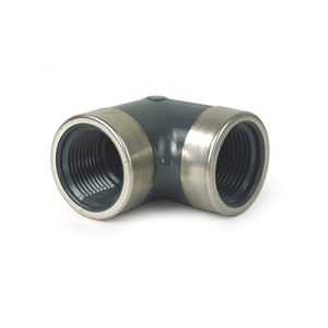 PVC07E-80S-SR, PVC Ell, 3/4 TxT Sch 80 Stl Rnf, 10808-007SR
