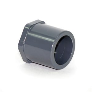 PVC1007SSB-80S, 1" S x 3/4" S Red Bushing, Sch 80, 837-131s