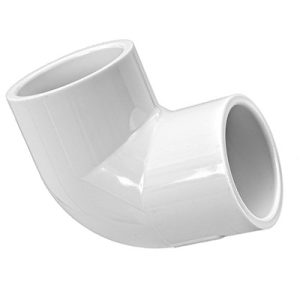 PVC10E, PVC Ell, 1 SxS 90, 406-010