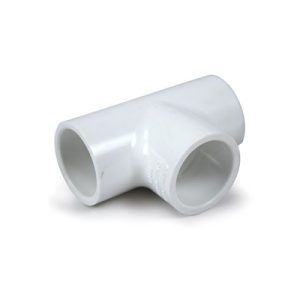 PVC10T, PVC Tee, 1 SxSxS, 401-010