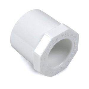 PVC1507SSB, PVC Bushing, 1-1/2x3/4 SxS, 437-210