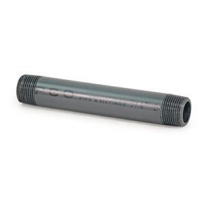 PVCN0760, PVC Nipple, 3/4x6, 3/4X6