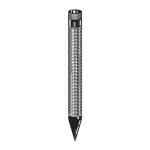 SSDP1230, Drive Point 1-1/4x30x10 S.S. V-Slot, A-30 10 SLOT